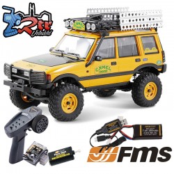 FMS Land rover Discovery 1st gen FCX24M RTR 4x4 1/24 camel Trophy Serie