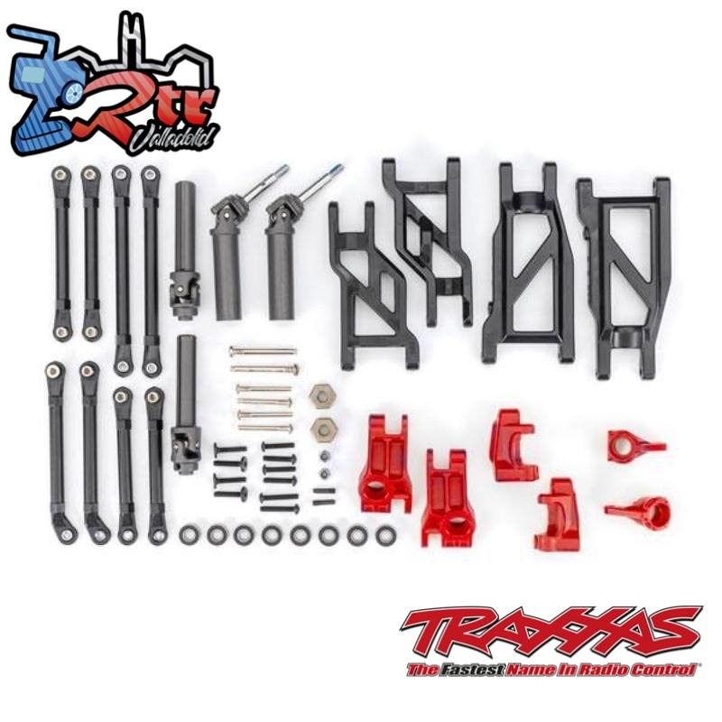 Kit de actualización para vehículos 2WD Traxxas todoterreno de alta resistencia Rojo TRA9180-RED