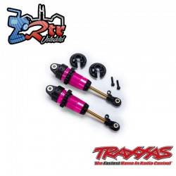 Amortiguadores Traxxas GTR Largos Anodizado Rosa TRA7461-PINK