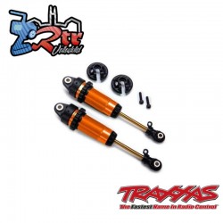 Amortiguadores Traxxas GTR xx-Largos Naranja Anodizado TRA7462-ORNG