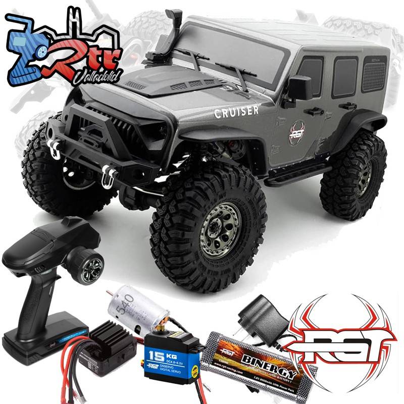 Crawler Rock Cruiser 1/10 RGT86100V2-GR V2 Waterproft 4x4 Gris RTR