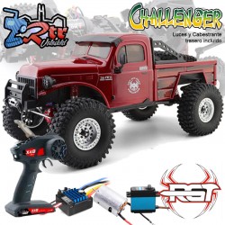 Crawler Challenger 1/10 RGT86170 Waterproft 4x4 Rojo RTR