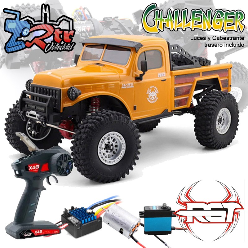 Crawler Challenger 1/10 RGT86170 Waterproft 4x4 Amarillo RTR