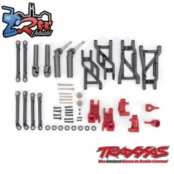 Kit de actualización para vehículos Slash y Raptor 2WD Traxxas todoterreno de alta resistencia Rojo TRA9181-RED