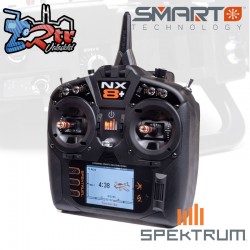 Emisora Spektrum NX8+ 20 Canales DSMX 2.4 GHz Solo Transmisor