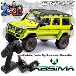 Absima WOLF Crawler 1/10 4x4 CR4.4 Luces RTR Amarillo