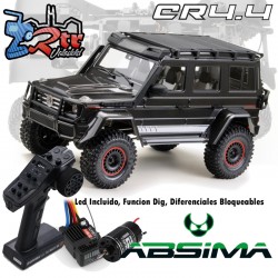 Absima WOLF Crawler 1/10 4x4 CR4.4 Luces RTR Negro