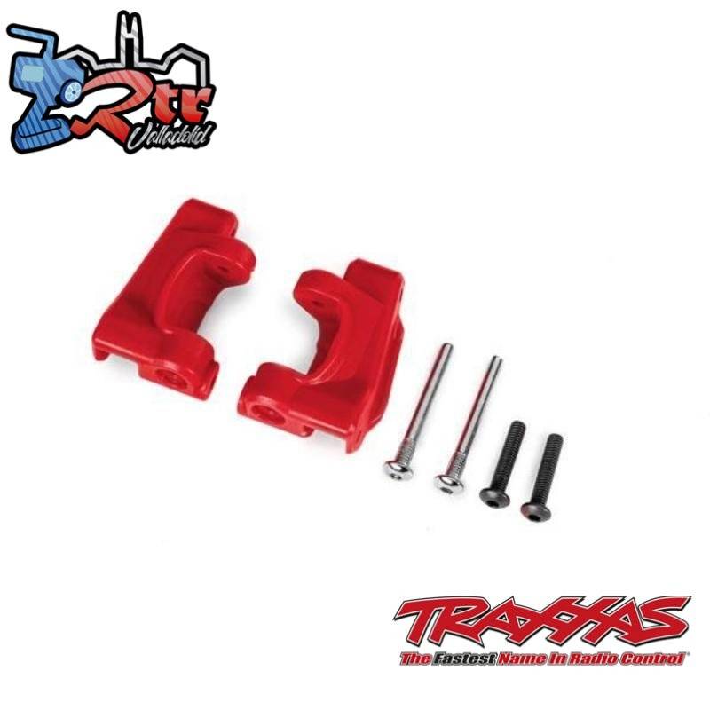 Bloques de ruedas para trabajo pesado para kit 9182 rojo Traxxas TRA9135-RED