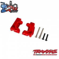 Bloques de ruedas para trabajo pesado para kit 9180 y 9181 Verde Traxxas TRA9136-RED