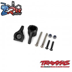 Bloques de dirección, de alta resistencia para kit 9180, 9181 Y 1982 Negro Traxxas TRA9137