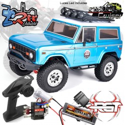 Crawler Rock Cruiser 1/10 V3FD RGT136100 Waterproft 4x4 Azul RTR