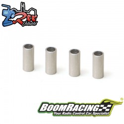 Espaciadores deslizantes de acero inoxidable Boom Racing 4 Unidades para BRX02 BRX020035