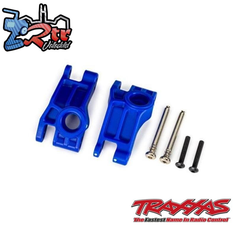 Portaejes traseros, de eje corto, para trabajo pesado extremo, azul Traxxas TRA9150-BLUE