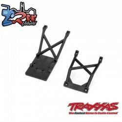 Placas protectoras delanteras y traseras negras Traxxas TRA3623-BLK