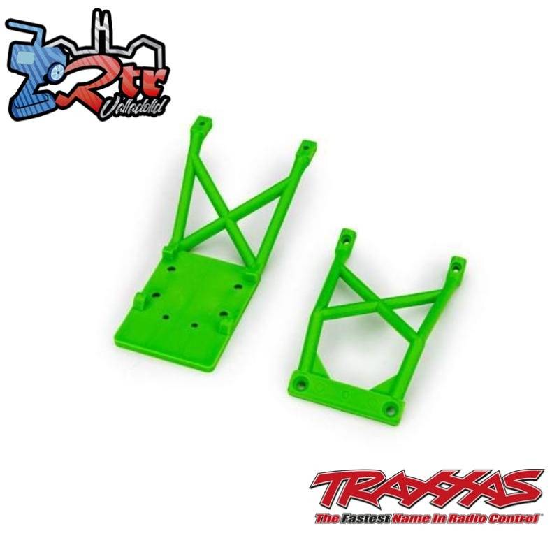 Placas protectoras delanteras y traseras Verdes Traxxas TRA3623-GRN