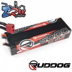 Lipo Ruddog 5000mAh 50C 11.1V Caja dura HardBox conector Tplug