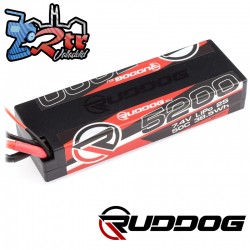 Lipo Ruddog 5200mAh 50C 7.4V Caja dura HardBox conector Tplug