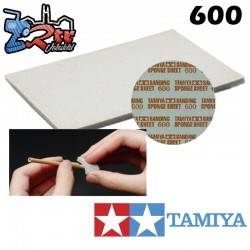 Hoja de esponja para lijar de 600 Tamiya 87148