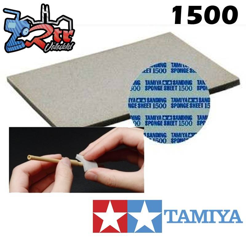 Hoja de esponja para lijar de 1500 Tamiya 87150