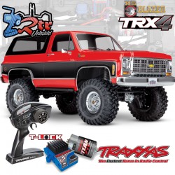 Traxxas TRX-4 4wd 1/10 Crawler Chevrolet Blazer 1979 Rojo...