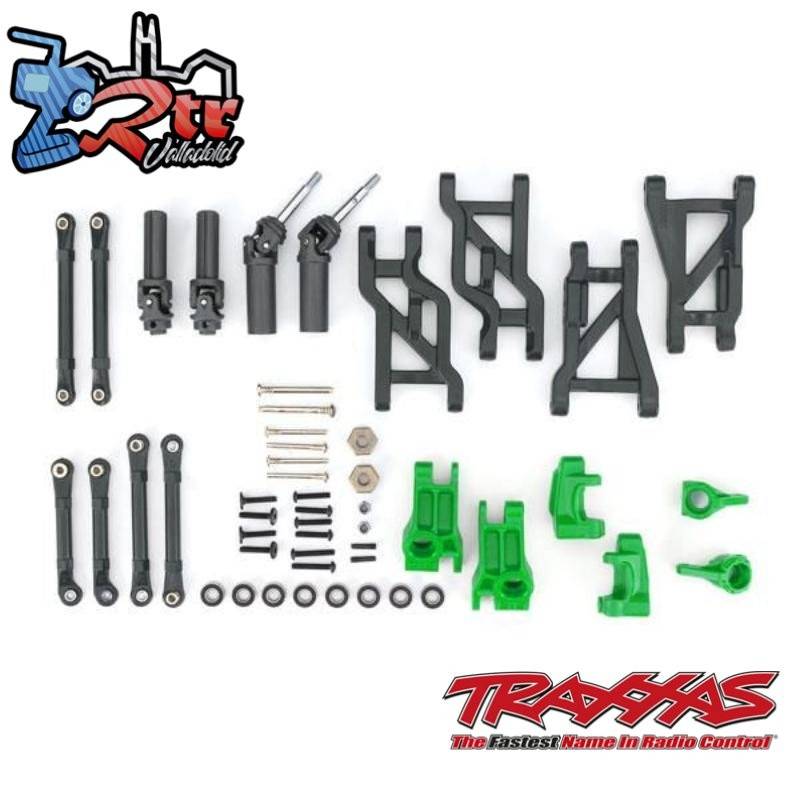 Kit de actualización para vehículos Drag Slash y Bandit 2WD Traxxas todoterreno de alta resistencia Verde TRA9182-GRN