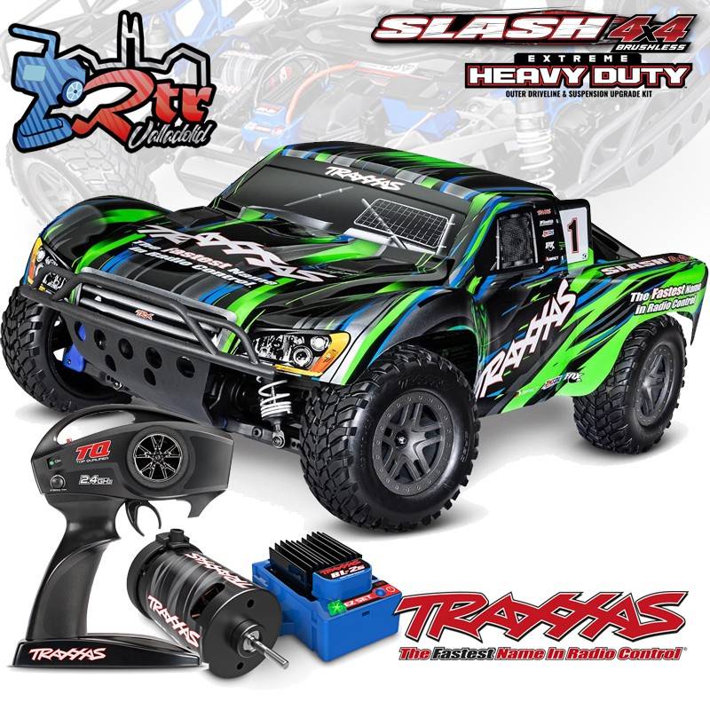 Traxxas Slash Short Course Truck 4WD Brushless BL-2S RTR Verde