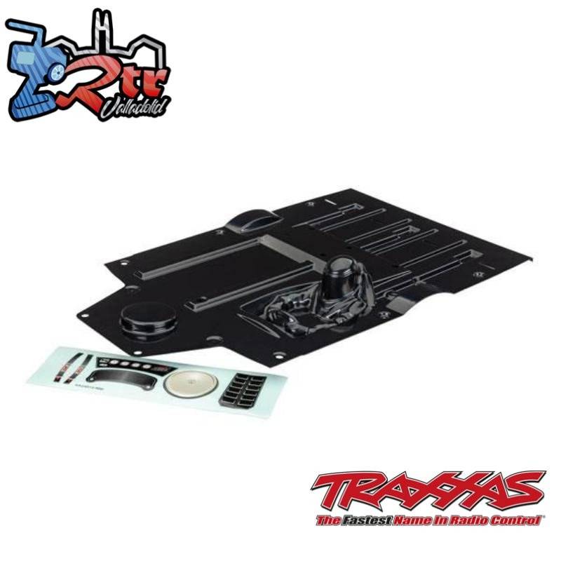 Interior, Slash® Modificado, negro (pintado)/hoja de calcomanías Traxxas TRA10419