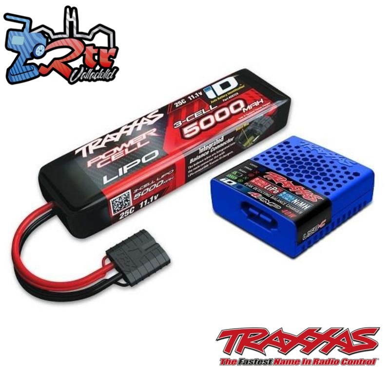 Combo EZ-Peak Plus USB-C, 3s 5000 Mha Lipo Traxxas TRA2985-3S