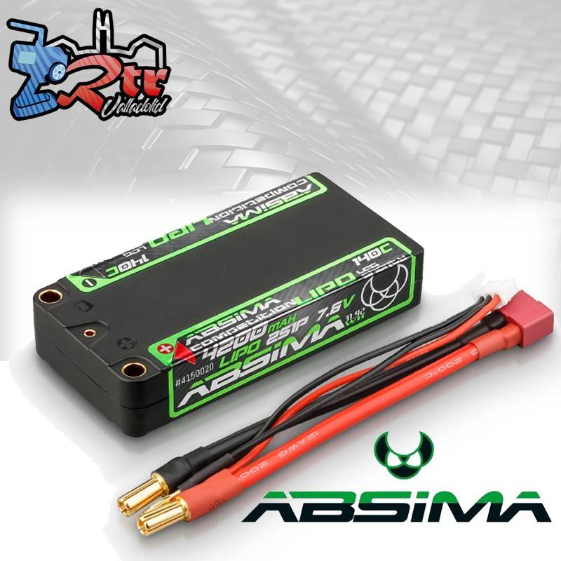 Lipo Absima LCG/HV 4200mAh 140C 2S1P HC 5mm, T-Deam Shorty