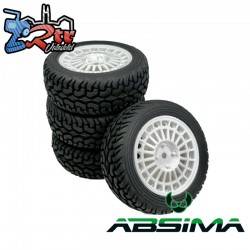 Juego de ruedas "Rallye Street Design" Blanco 12 mm 1/10...