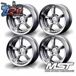 Llantas MST Felge Kairos Drift oUTSET +5MM ( 4 Unidades) MST102033FS