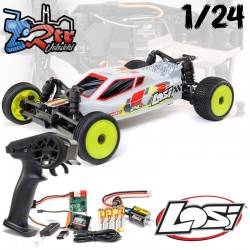 LOSI 1/24 Micro-B 2WD Buggy RTR, Blanco