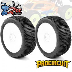 Ruedas Procircuit Claymore V2 Buggy C1 Super Suave en llanta blanca