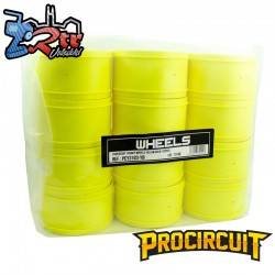 Llantas Procircuit Truggy Amarillo 12 Unidades