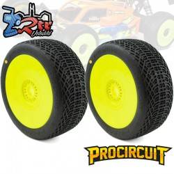 Ruedas Procircuit I-Barrs V3 Buggy C2 Suave en llanta Amarilla