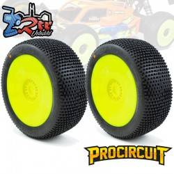 Ruedas Procircuit Claymore V2 Buggy C3 Media en llanta Amarilla