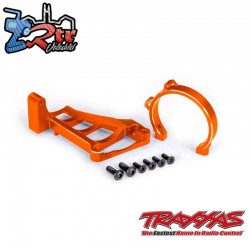 Soporte de motor aluminio 6061-T6 anodizado Naranja Traxxas TRA10262-ORNG