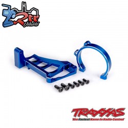 Soporte de motor aluminio 6061-T6 anodizado Azul Traxxas...