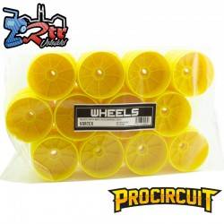 Llantas Procircuit Vortex V2 Amarilla 24 piezas