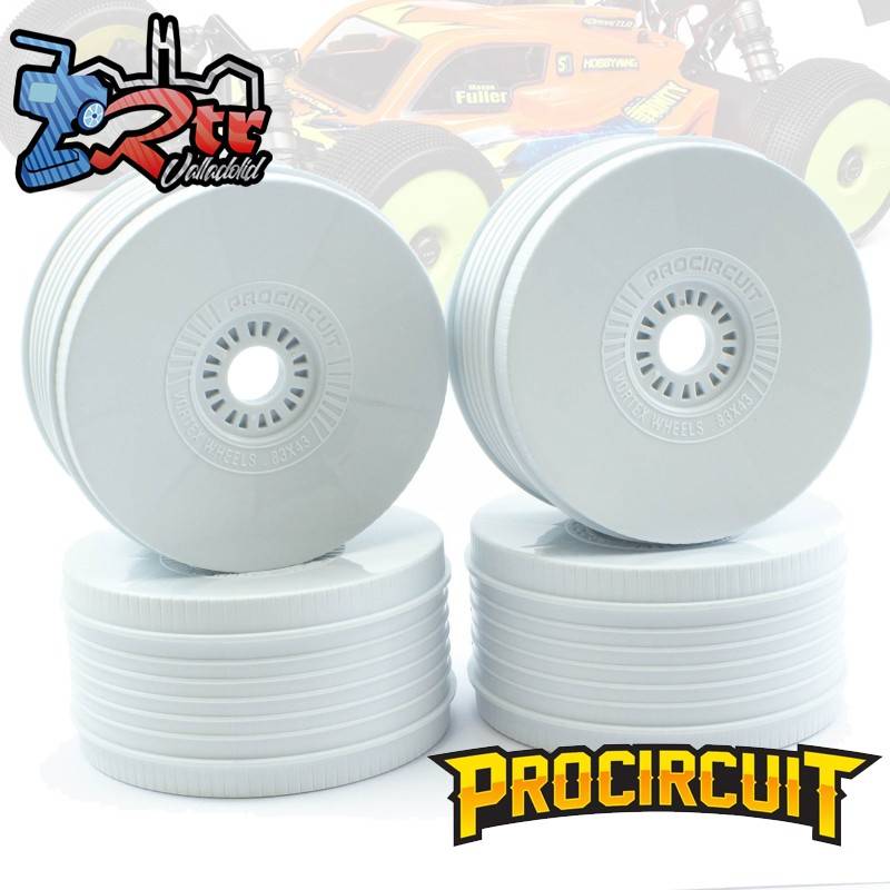 Llantas Procircuit Vortex V2 Blanco 4 piezas