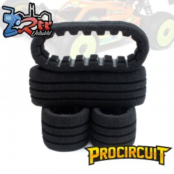 Mousse Espumas Procircuit Closed Cell V2 Negra 4 piezas