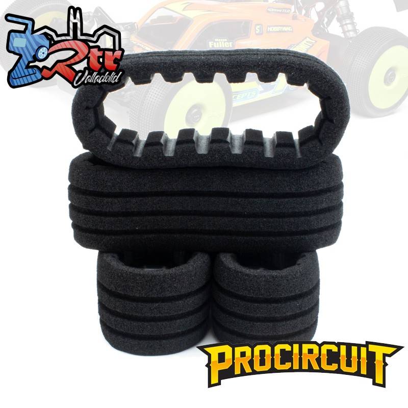 Mousse Espumas Procircuit Closed Cell V2 Negra 4 piezas