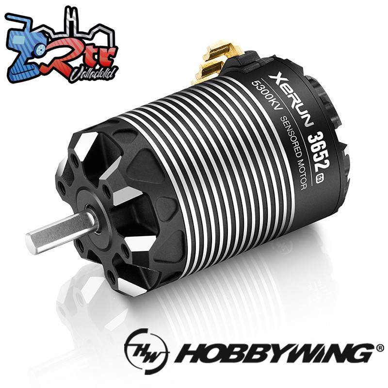 Motor Hobbywing Brushless Xerun 4500kv 3652SD G3 con sensores eje 5mm 1/10