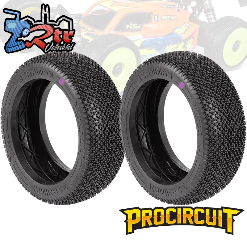 Ruedas Procircuit Kamikaze V2 Buggy K1 Arcilla super suave Sin Espuma