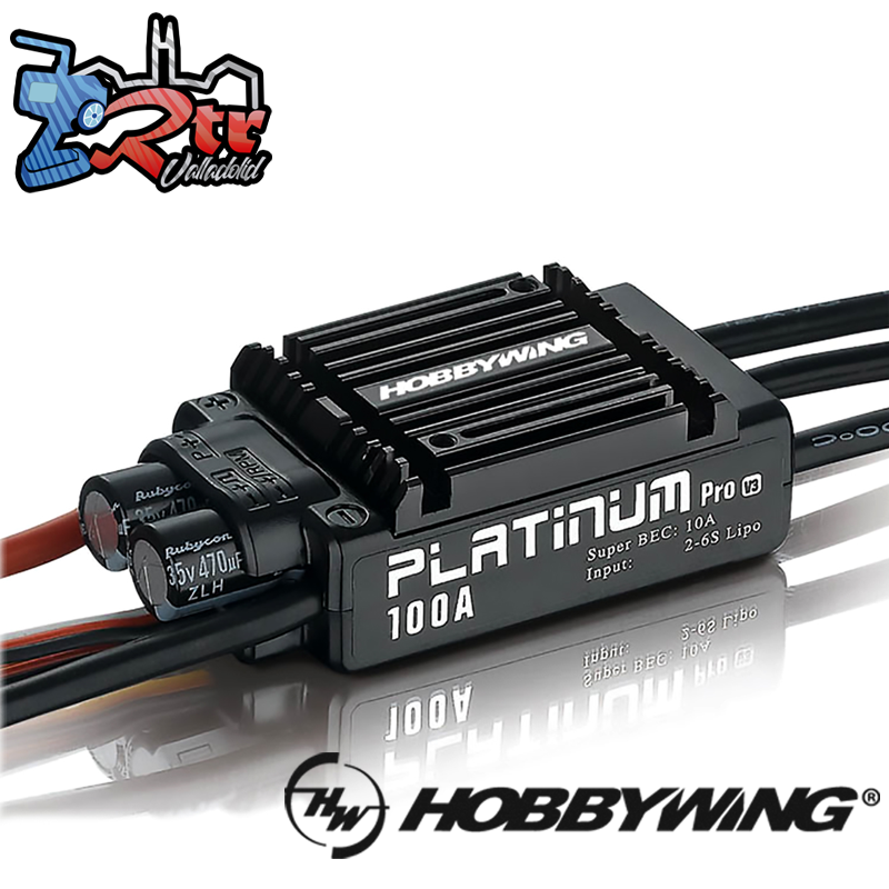 Esc Hobbywing Platinum Pro 100A V3 2-6s, 10A Bec