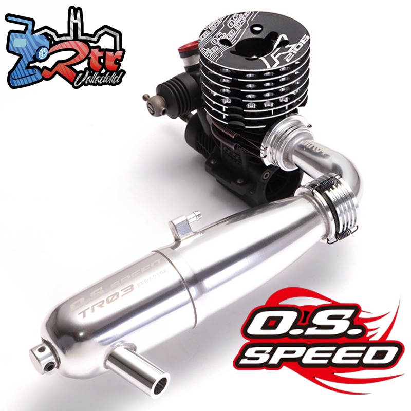 Motor Nitro metano OS Speed R2106 con TR03  (EFRA 2196) + Codo MR04 TR03 EFRA2196 & MR04