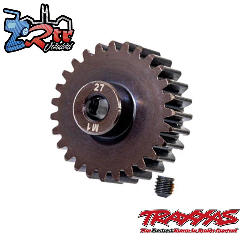 Piñón Traxxas 19T Dientes Mod 1 Eje 5mm acero endurecido mecanizado TRA6480R