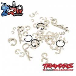 Clips en E/Anillos en C Traxxas TRA1633