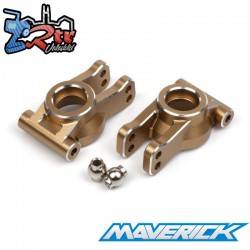 Juego de buje trasero de aluminio dorado 2 piezas Maverick MV150489