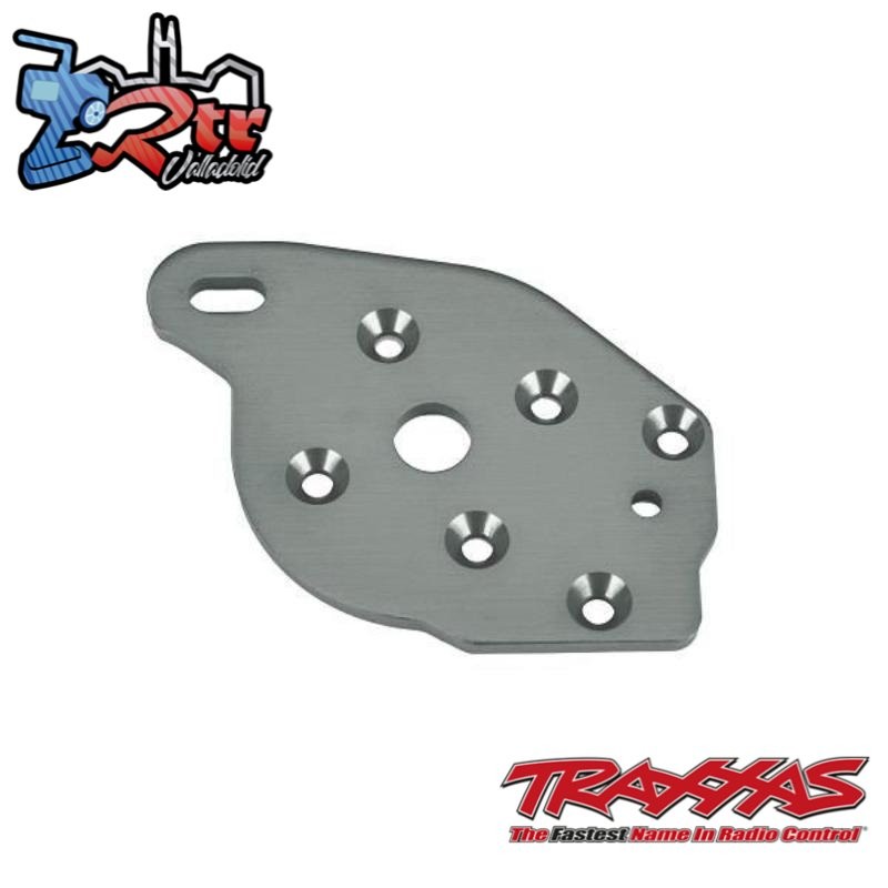 Placa de motor de aluminio 6061-T6 anodizado gris Traxxas TRA10259-GRAY